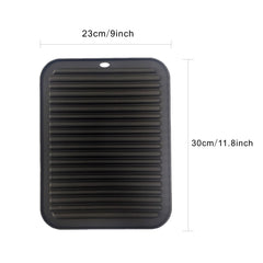 Absorbent Dish Drying Pad Kitchen Countertop Mat Soft Diatom Mud Faucet
