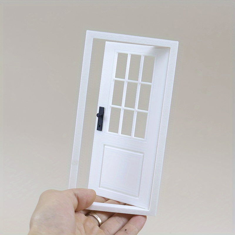 Mini 1:12 Scale Blank Door Model for Dollhouses