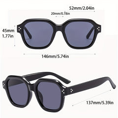 Y2K Jelly Square Sunglasses UV400 Sun Shades Glasses