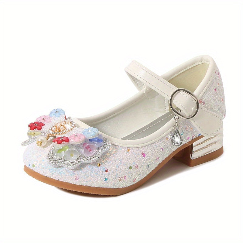 Girls' Cartoon Ballet Shoes With Bow Tie Lightweight Princess Sandals