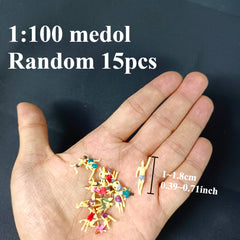 15 Mini Landscape Swimsuit Dolls Sand Table Figure Models DIY