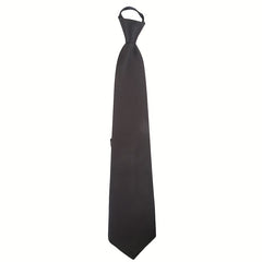 Adjustable Zipper Ties For Wedding Party Solid Ties