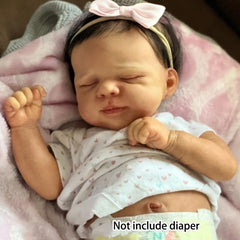 19 Inch Soft Vinyl Youngsters Doll Realistic Sleeping Girl Toy
