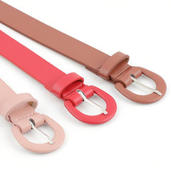 Wide Leather Waist Belt for Women Jeans Trousers