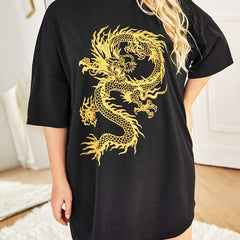  Dragon Graphic Sleep Dress