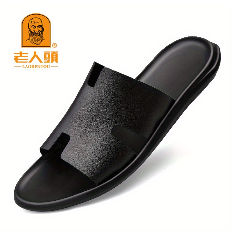 Men's Slide Sandals Casual Non Slip Shoes for Outdoor Beach