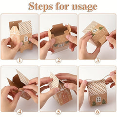 20pcs Mini Christmas Favor Boxes Xmas Treats Party Favors