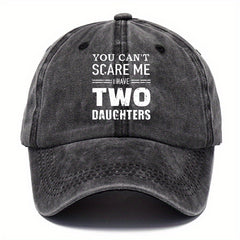 Skull Printed Vintage Baseball Cap Distressed Cotton Dad Hat Unisex Adjustable