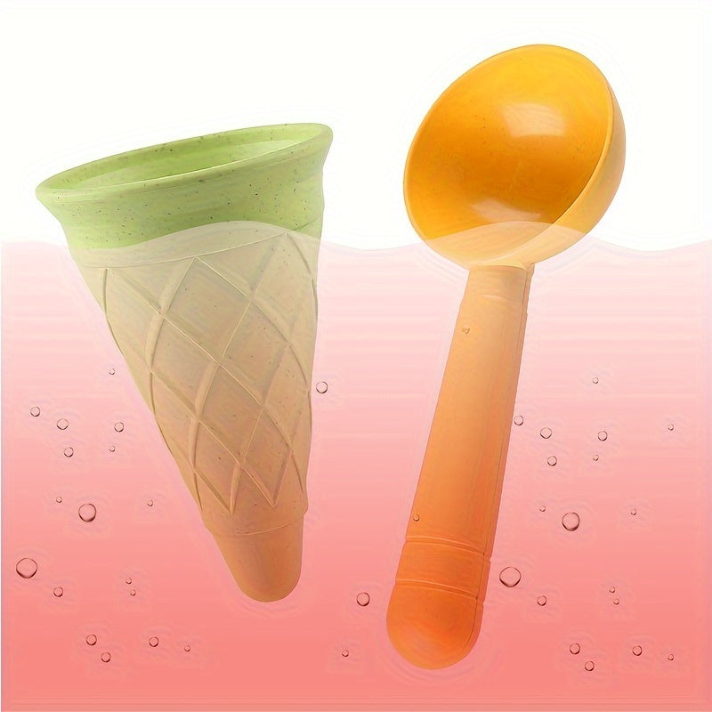 KIDNOAM Children's Ice cream cone toys play house set