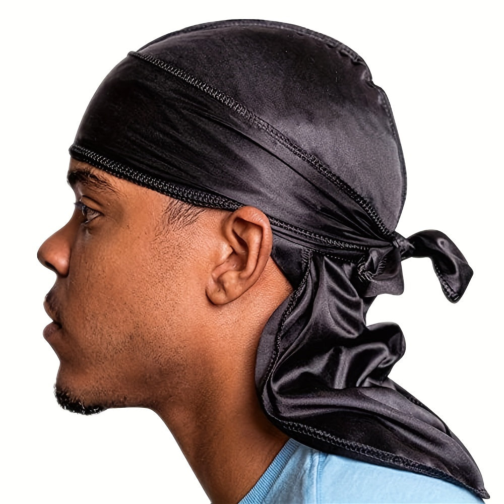 Silk Durag For Men Bandana Silky Du Rag Doo Rag
