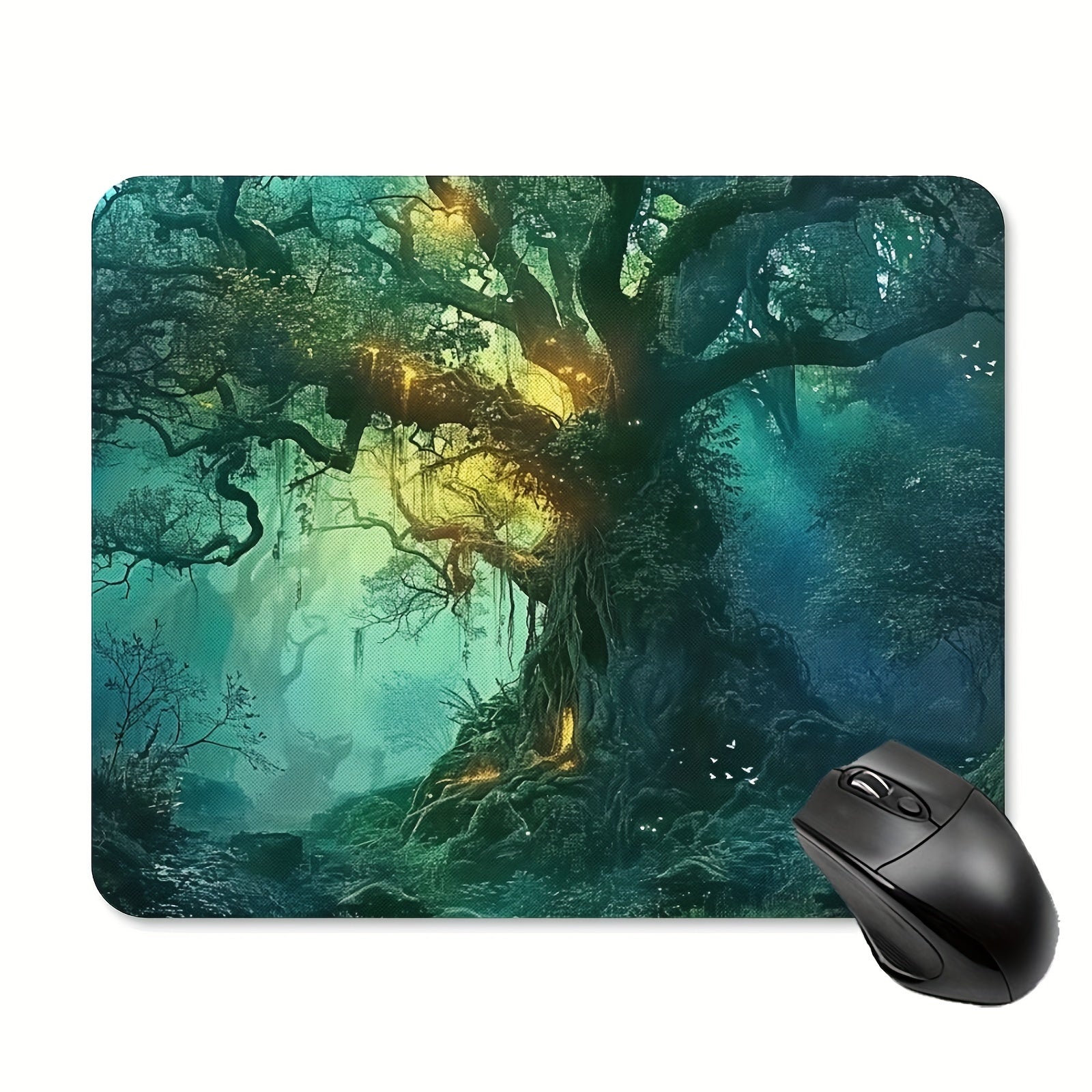 Fluorescent Tree E sport Mouse Pad HD Mouse Pad Rubber Anti Slip