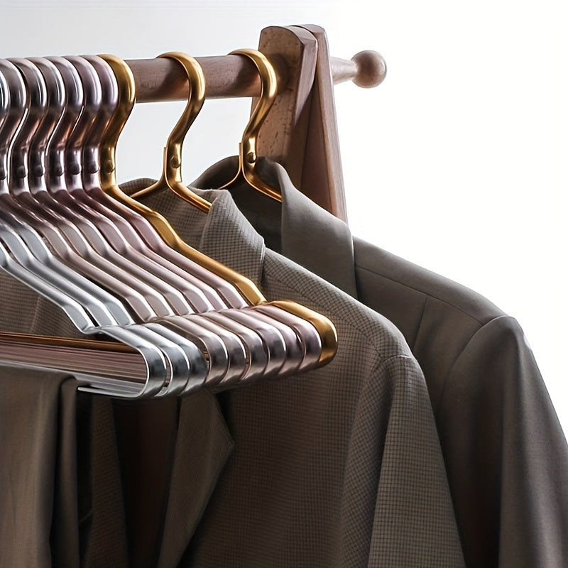 5pcs Aluminum Clothes Hanger Non-marking Non-slip for Dormitory Home
