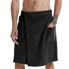 Men's Wearable Bath Towel 63.5x121 with Pocket