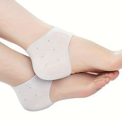 Silicone Heel Protection Cover Crack Prevention Moisturizing Socks