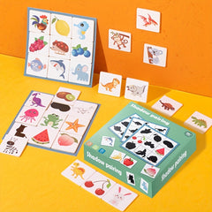 Wooden Shadow Matching Game Puzzle Toy Cognitive Development