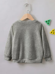 Creative LEVEL UP Letter Print Boys Sweatshirt