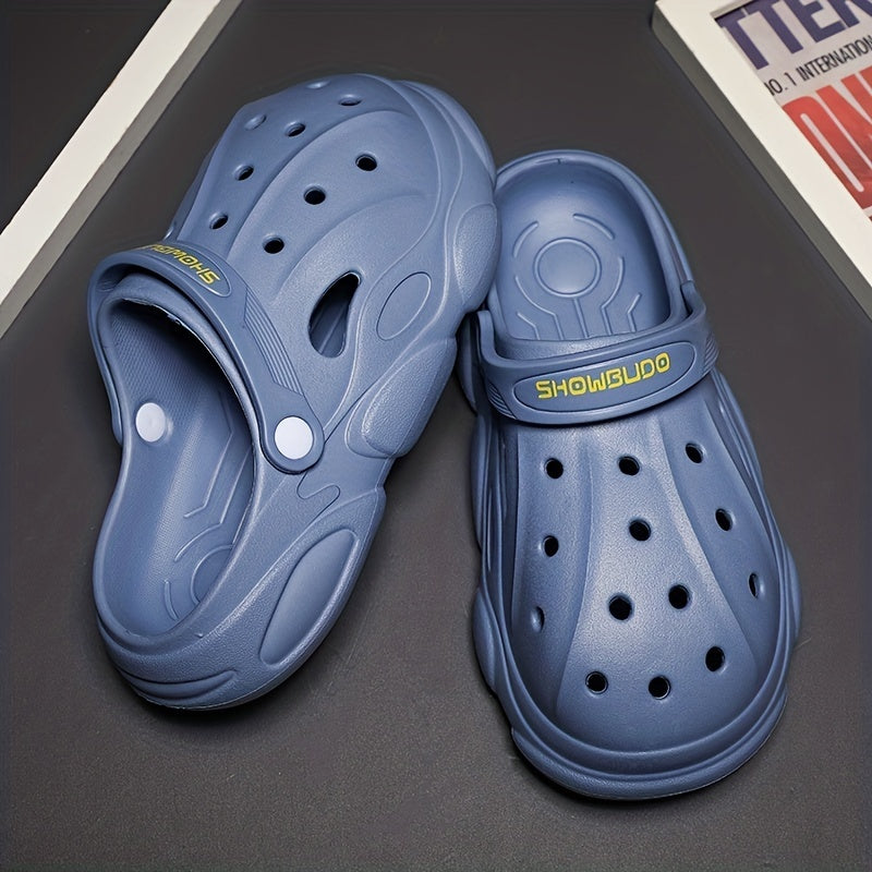 Men's Breathable Clog Sandals Outdoor Walking Slippers