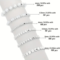 600pcs Mixed Shape Spacer Beads Set for Bracelet Earrings