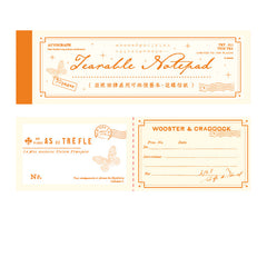 30 Sheets Tearable Note Retro Frame Manual Account Material Backing