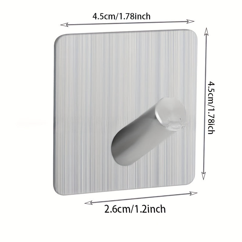 Stainless Steel Wall Mounted Hook Bathroom Sticky Hanger