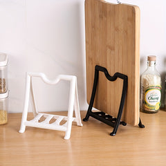 Desktop Pot Cover Frame Storage Stand for Kitchen Utensils