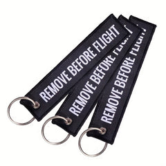 Aviation Enthusiast REMOVE BEFORE FLIGHT Key Chain