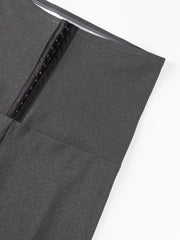  Solid High Rise Abdomen Control Leggings
