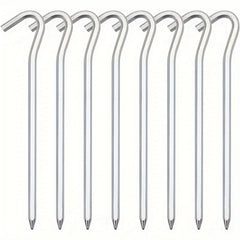 64pcs Aluminum Tent Stakes Pegs With Hook Lightweight Canopy Stakes Pegs