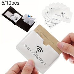 10pcs RFID Blocking Wallet Credit Card Case