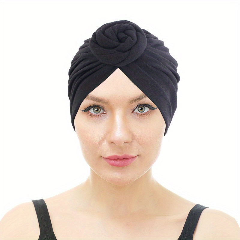 Twist Braided Hair Scarf Turban Cap Chemo Hats