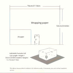 6pcs Colorful Cartoon Birthday Gift Wrapping Paper Roll