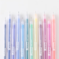 12-Color Gel Pens Set Fine Point 0.5mm for Office School