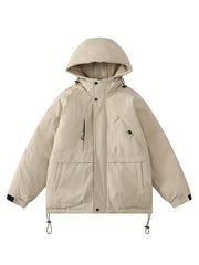 Women's Casual Puffer Coat Hooded Jacket for Winter