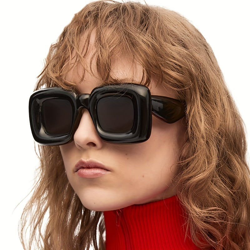 Y2K Inflated Square Sunglasses UV400