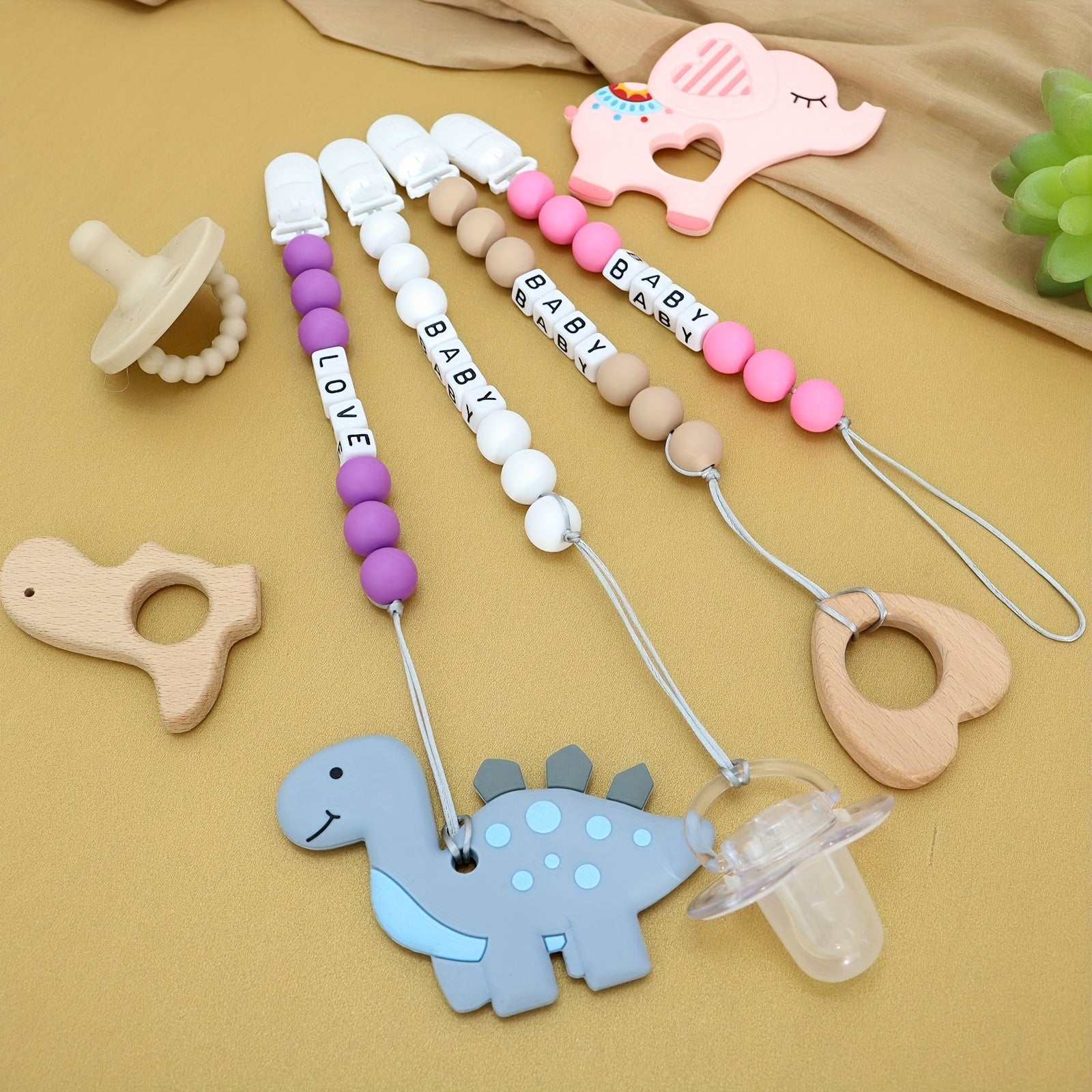 Customized Pacifier Chain For Baby Baby Stuff Accessories With Unique Item