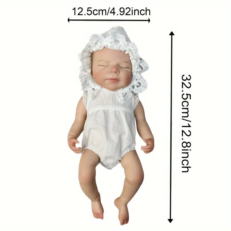 Realistic Silicone Baby Doll with Open Mouth Soft Touch Reborn Doll - Pascale