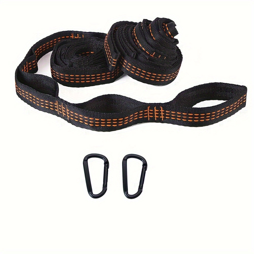 Adjustable Hammock Tree Strap Lightweight with Hook for Camping