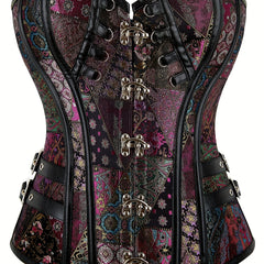 Gothic Corset Bustier Lace Up Body Shaper Women's Lingerie