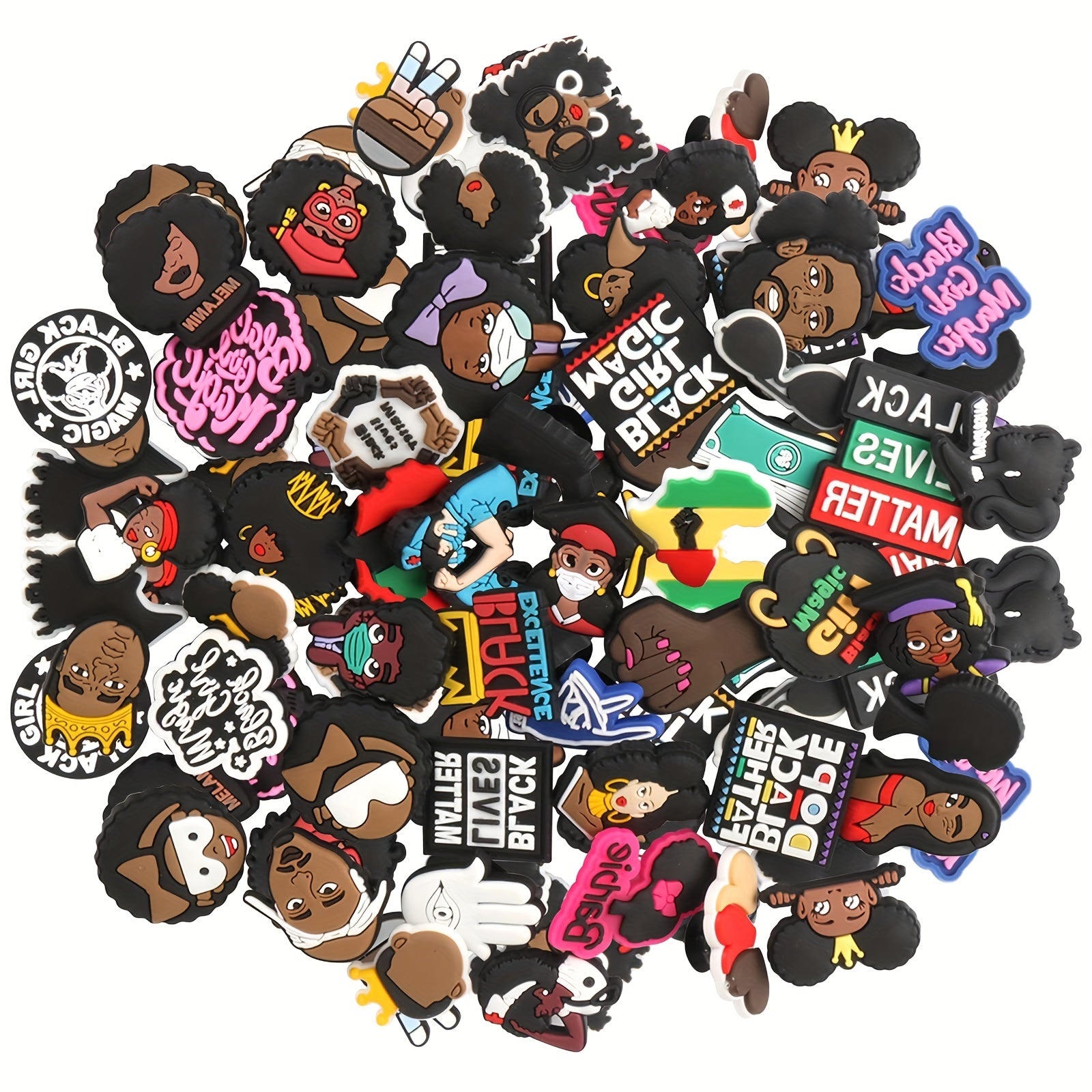 Mix Style Shoe Charms for Kids Men Clog Shoes Decoration