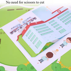 Geometric Puzzle Sets 3D Origami Paper Craft Kit for Holiday