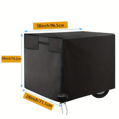 Outdoor Generator Protection Cover Heavy Duty Waterproof UV Resistant
