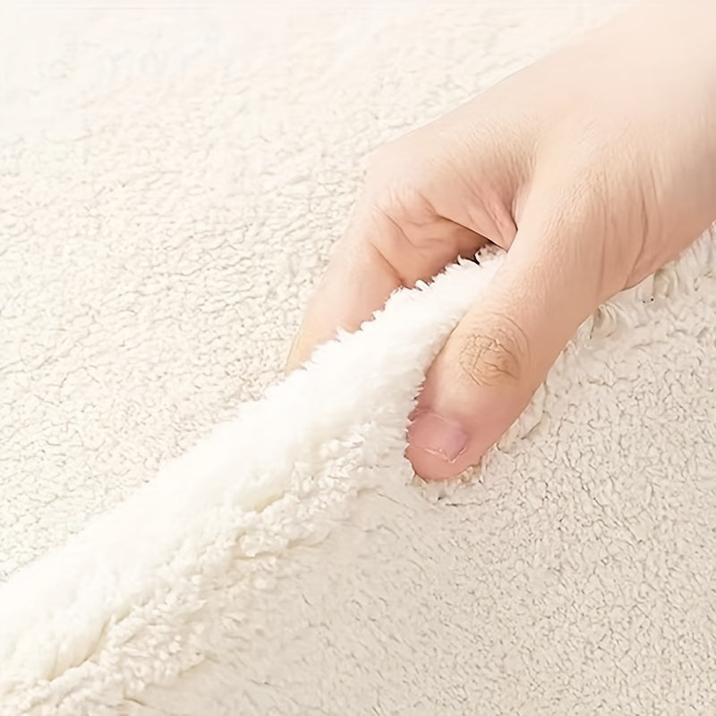 Soft Fluffy Plush Area Rugs Geometric Shaggy Rugs