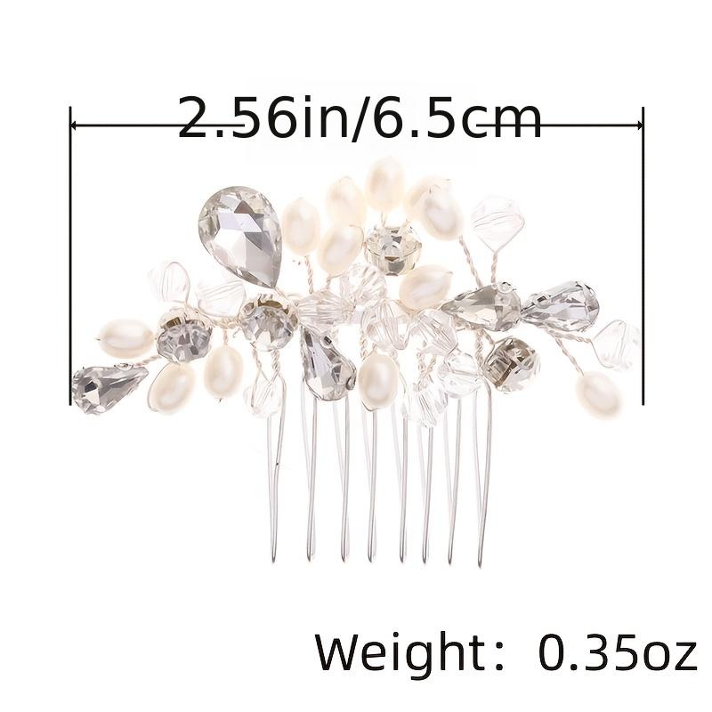 Crystal Bridal Hair Comb Rhinestone Wedding Headpiece