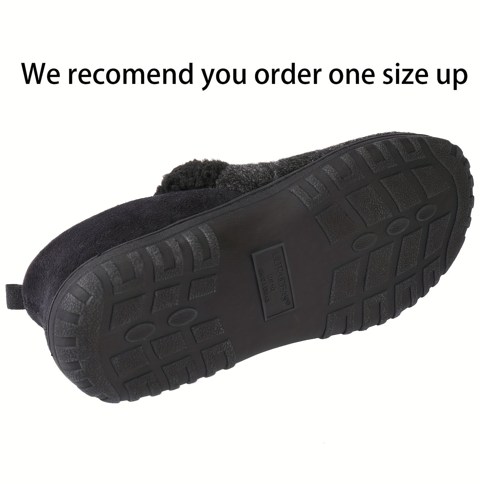 Men's Memory Foam Cozy Slippers With Fleece Lining