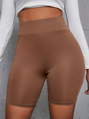 High Waist Workout Biker Shorts Skinny Leggings