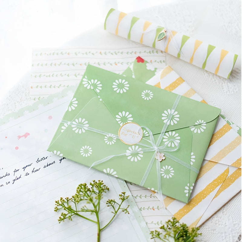 12pcs Letter Papers & Envelopes Set - Ideal for Gifting