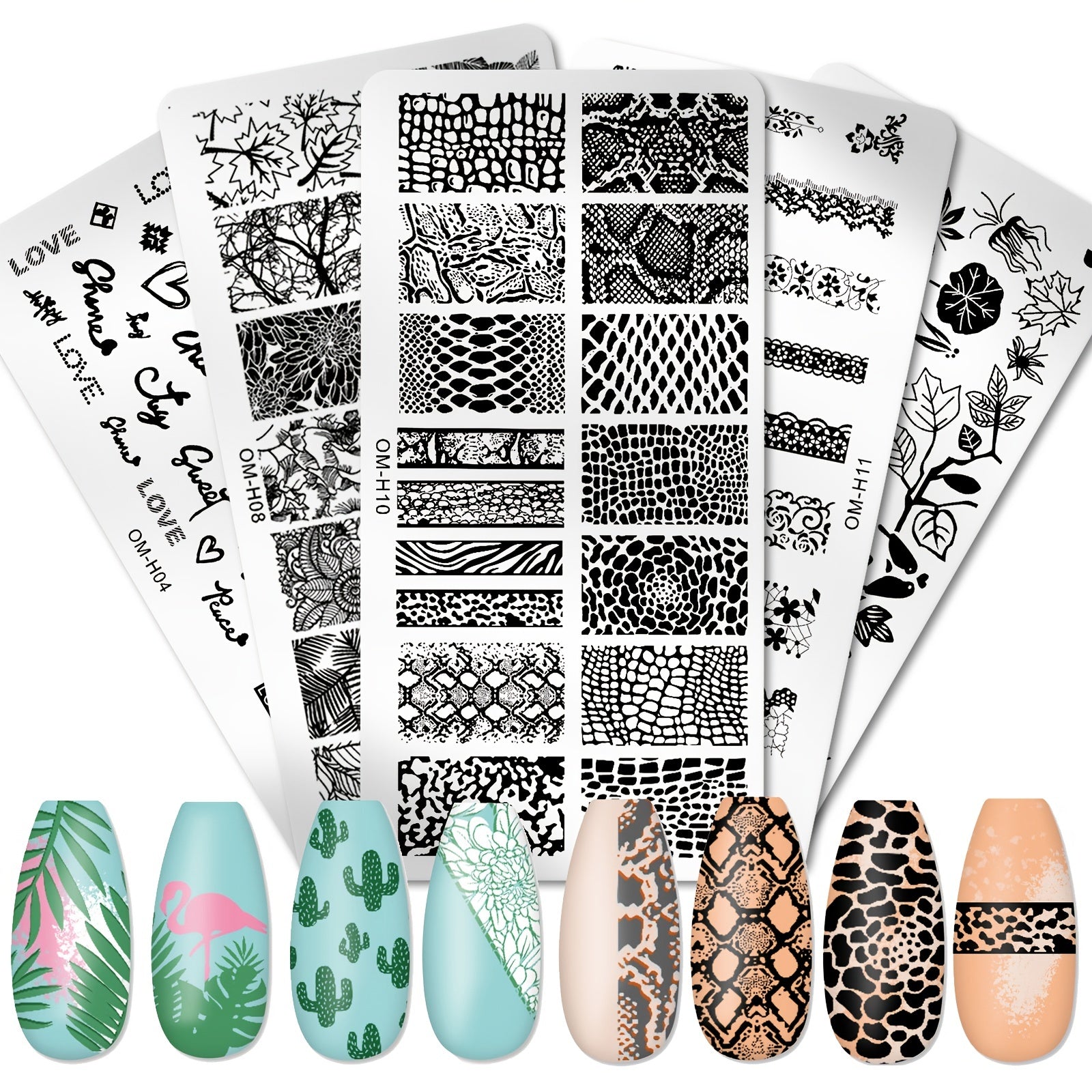 Manicure Stamping Kit for Unique Nail Art Designs