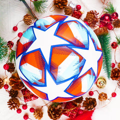 Custom Seamless No 5 Soccer Ball Game Weight Durable Long Lasting with Pump