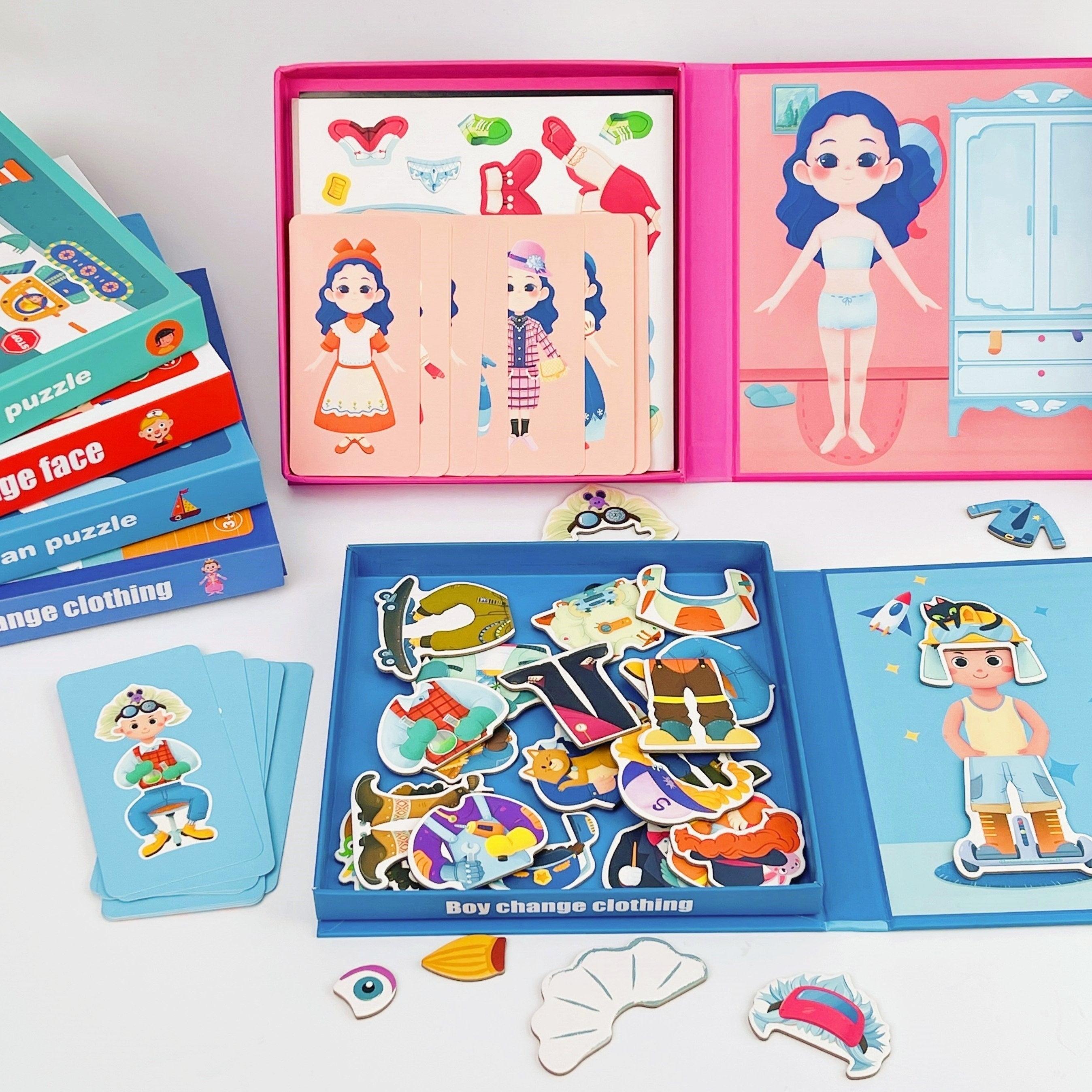 Magnetic Dress Up Toy Princess & Ocean Themed Game for Kids 3-6