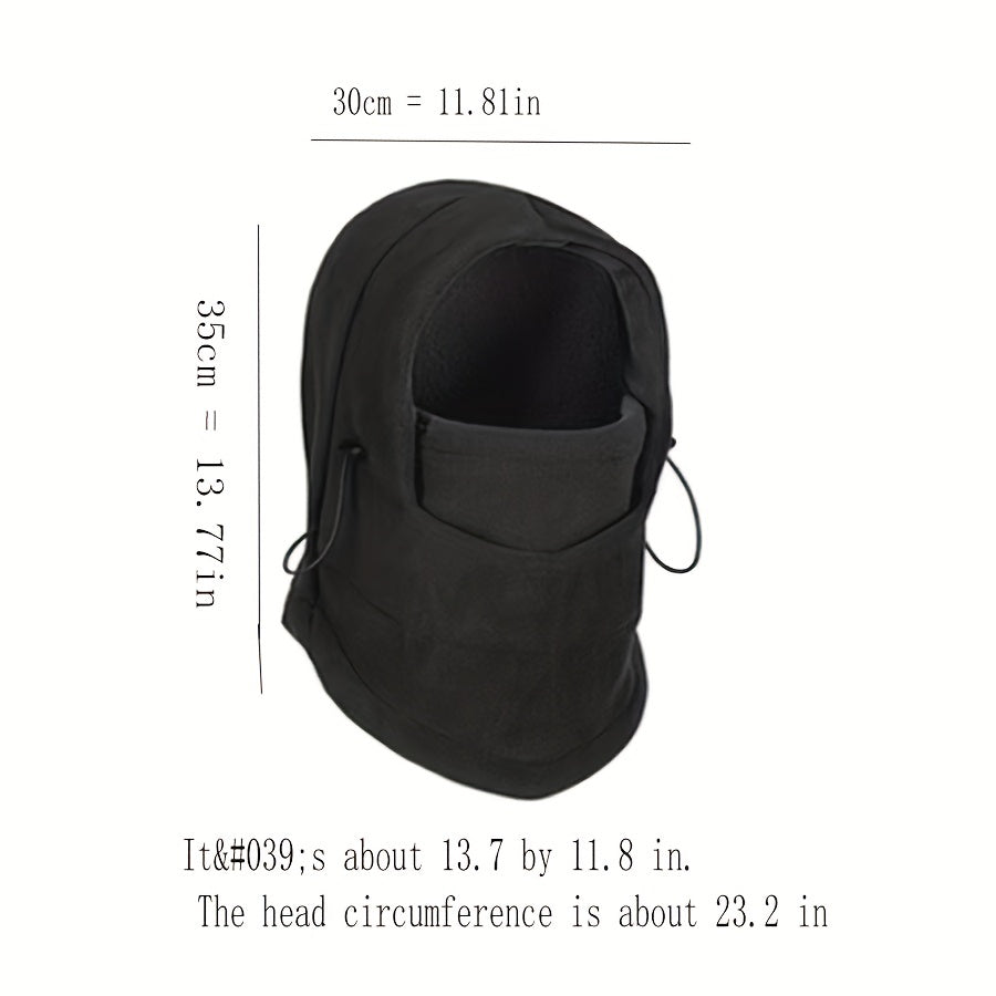 Winter Fleece Windproof Warm Headgear for Outdoor Cycling Skiing